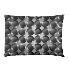 Metal Circle Background Ring Pillow Case (two Sides) by BangZart