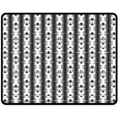 Pattern Background Texture Black Fleece Blanket (medium)  by BangZart