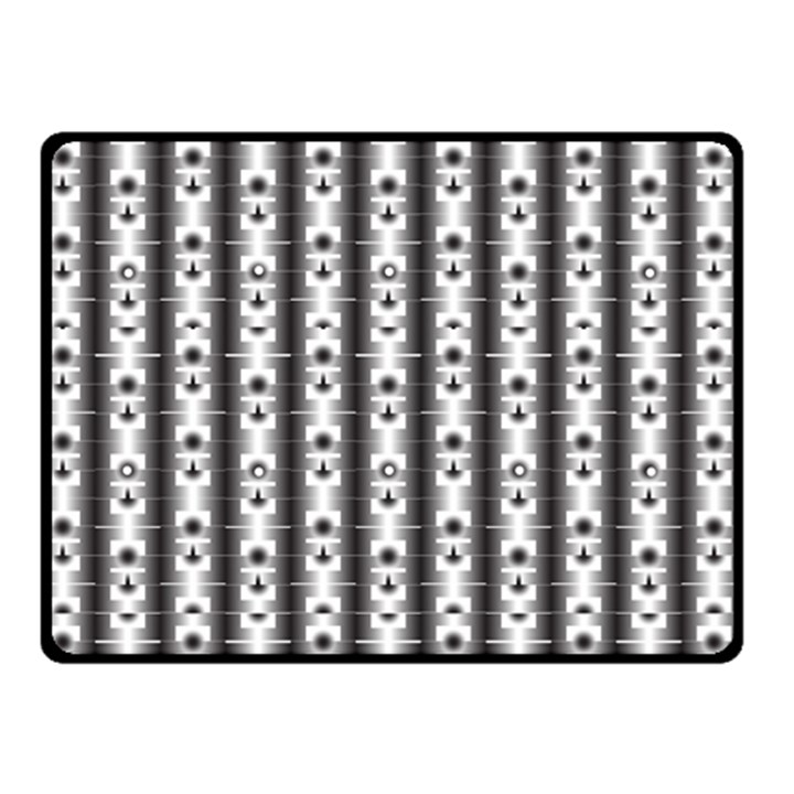 Pattern Background Texture Black Double Sided Fleece Blanket (Small) 