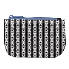 Pattern Background Texture Black Large Coin Purse by BangZart