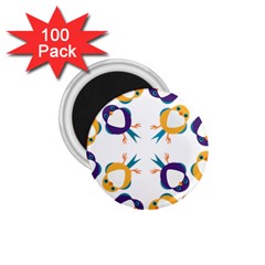 Pattern Circular Birds 1 75  Magnets (100 Pack)  by BangZart