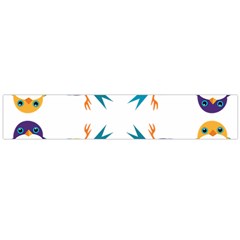 Pattern Circular Birds Flano Scarf (large)