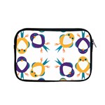 Pattern Circular Birds Apple MacBook Pro 15  Zipper Case Front