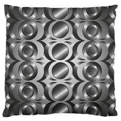 Metal Circle Background Ring Large Cushion Case (two Sides)