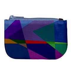 Abstract #415 Tipping Point Large Coin Purse by RockettGraphics