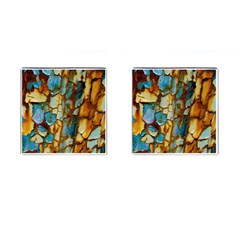 Rusty Texture                         Cufflinks (square) by LalyLauraFLM