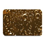 Festive Bubbles Sparkling Wine Champagne Golden Water Drops Plate Mats 18 x12  Plate Mat