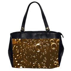Festive Bubbles Sparkling Wine Champagne Golden Water Drops Office Handbags (2 Sides)  by yoursparklingshop