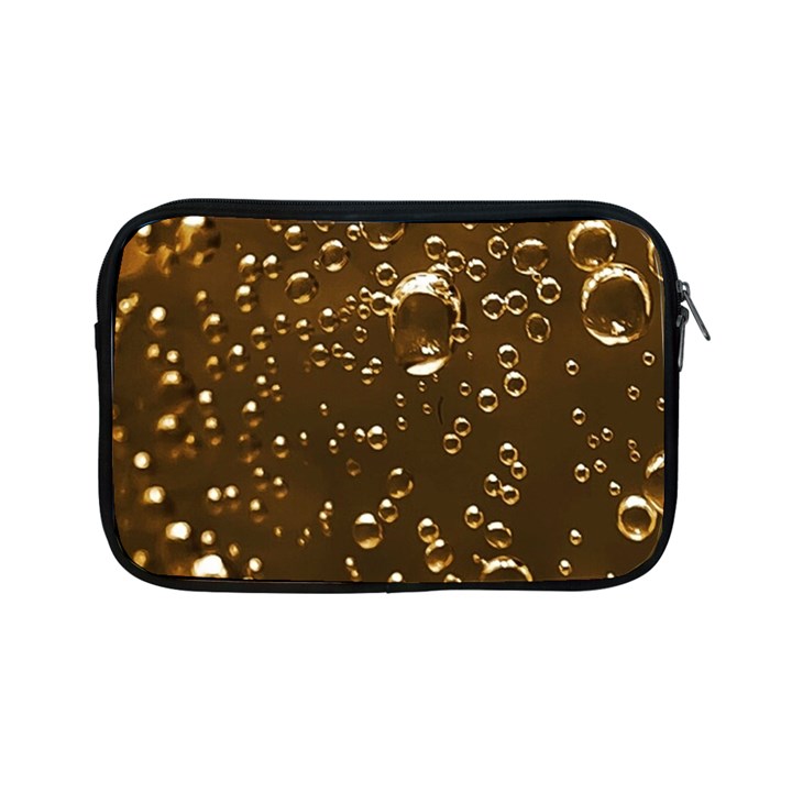 Festive Bubbles Sparkling Wine Champagne Golden Water Drops Apple iPad Mini Zipper Cases