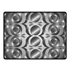 Metal Circle Background Ring Fleece Blanket (small) by BangZart