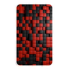 Black Red Tiles Checkerboard Memory Card Reader by BangZart