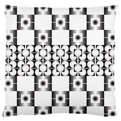 Pattern Background Texture Black Large Cushion Case (two Sides) by BangZart