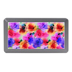 Floral Pattern Background Seamless Memory Card Reader (mini)