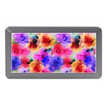 Floral Pattern Background Seamless Memory Card Reader (Mini) Front