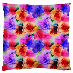 Floral Pattern Background Seamless Standard Flano Cushion Case (one Side) by BangZart