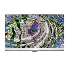 Water Ripple Design Background Wallpaper Of Water Ripples Applied To A Kaleidoscope Pattern Business Card Holders by BangZart