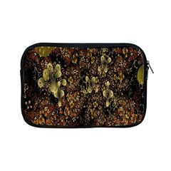 Wallpaper With Fractal Small Flowers Apple Ipad Mini Zipper Cases