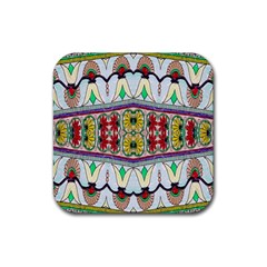 Kaleidoscope Background  Wallpaper Rubber Coaster (square) 