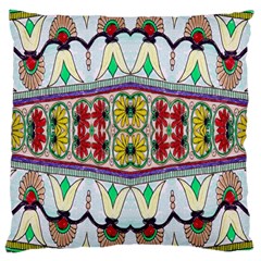 Kaleidoscope Background  Wallpaper Large Cushion Case (one Side) by BangZart