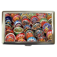 Colorful Oriental Bowls On Local Market In Turkey Cigarette Money Cases by BangZart