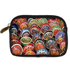 Colorful Oriental Bowls On Local Market In Turkey Digital Camera Cases by BangZart