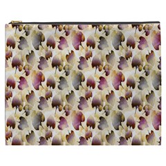 Random Leaves Pattern Background Cosmetic Bag (xxxl)  by BangZart