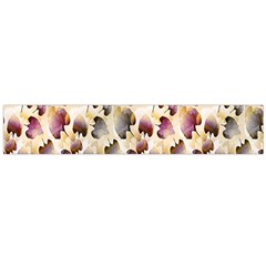 Random Leaves Pattern Background Flano Scarf (large)