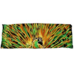 Unusual Peacock Drawn With Flame Lines Body Pillow Case (dakimakura)