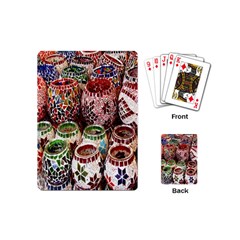 Colorful Oriental Candle Holders For Sale On Local Market Playing Cards (mini)  by BangZart