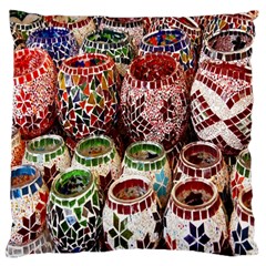 Colorful Oriental Candle Holders For Sale On Local Market Large Cushion Case (one Side) by BangZart