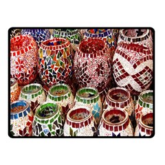 Colorful Oriental Candle Holders For Sale On Local Market Double Sided Fleece Blanket (small) 