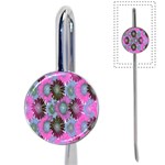 Floral Pattern Background Book Mark Front