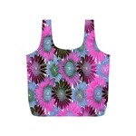 Floral Pattern Background Full Print Recycle Bags (S)  Front