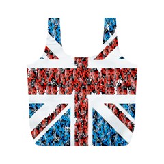 Fun And Unique Illustration Of The Uk Union Jack Flag Made Up Of Cartoon Ladybugs Full Print Recycle Bags (m) 