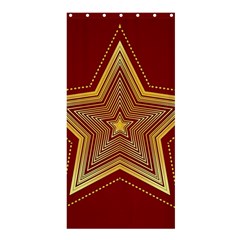 Christmas Star Seamless Pattern Shower Curtain 36  X 72  (stall)  by BangZart