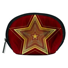 Christmas Star Seamless Pattern Accessory Pouches (medium) 