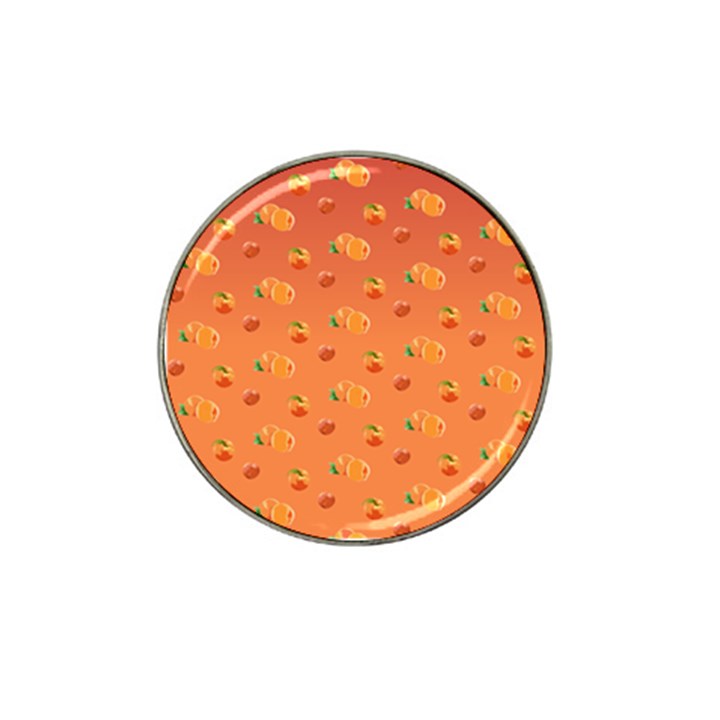 Peach Fruit Pattern Hat Clip Ball Marker