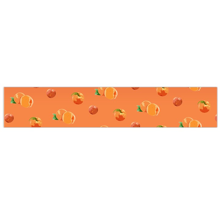 Peach Fruit Pattern Flano Scarf (Large)