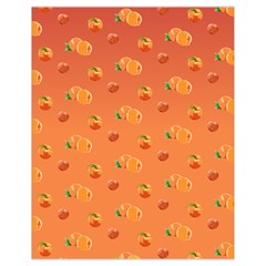 Peach Fruit Pattern Drawstring Bag (small) by paulaoliveiradesign