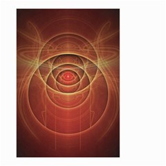 The Rusty Red Fractal Scarab Of Fiery Old Man Ra Small Garden Flag (two Sides) by jayaprime