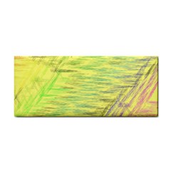 Paint On A Yellow Background                        Hand Towel by LalyLauraFLM