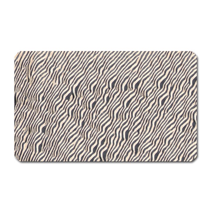 Zebra Pattern Animal Print Magnet (Rectangular)