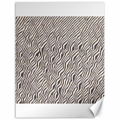 Zebra Pattern Animal Print Canvas 18  X 24   by paulaoliveiradesign