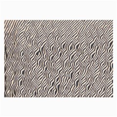 Zebra Pattern Animal Print Large Glasses Cloth by paulaoliveiradesign