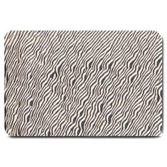 Zebra Pattern Animal Print Large Doormat 