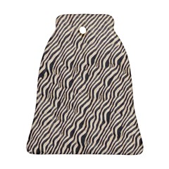 Zebra Pattern Animal Print Bell Ornament (two Sides)