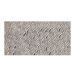 Zebra Pattern Animal Print Satin Wrap