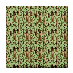 Puppy Dog Pattern Face Towel by BangZart