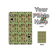 Puppy Dog Pattern Playing Cards 54 (mini)  by BangZart