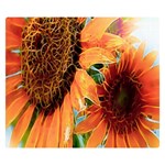 Sunflower Art  Artistic Effect Background Double Sided Flano Blanket (Small)  50 x40  Blanket Back